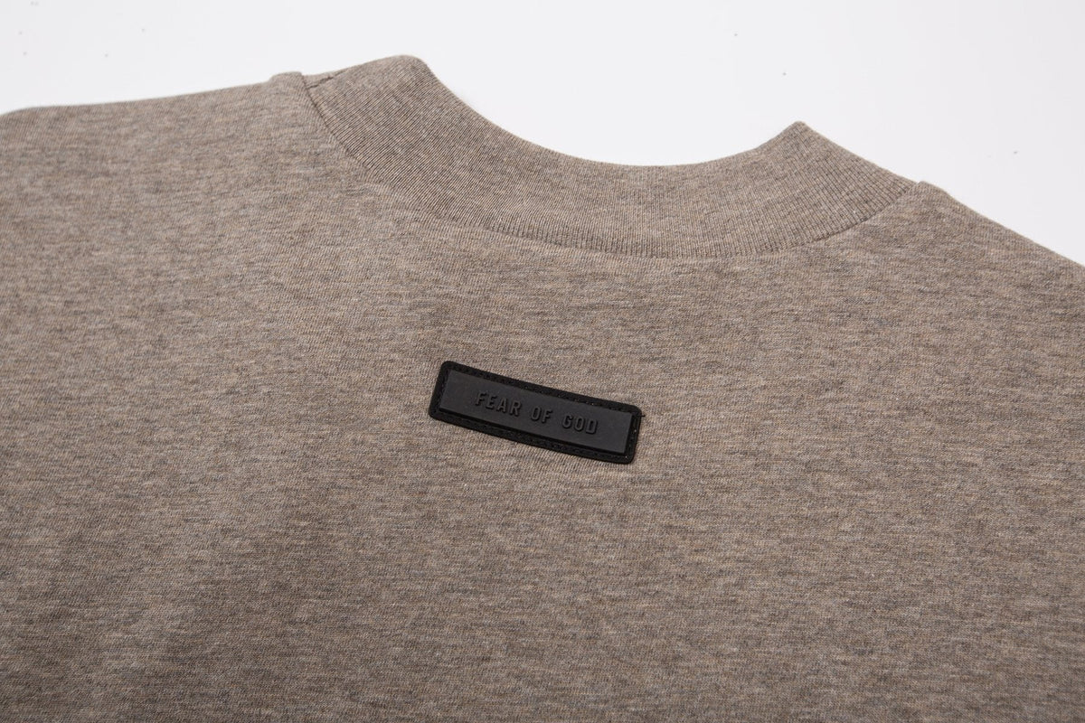 Fear of God Essentials Rectangular Patch Oversized T-Shirt — detail