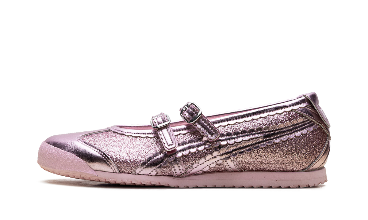 Onitsuka Tiger Mexico 66 TGRS Glitter Pack Women's Ballet Flats - Pink Cameo