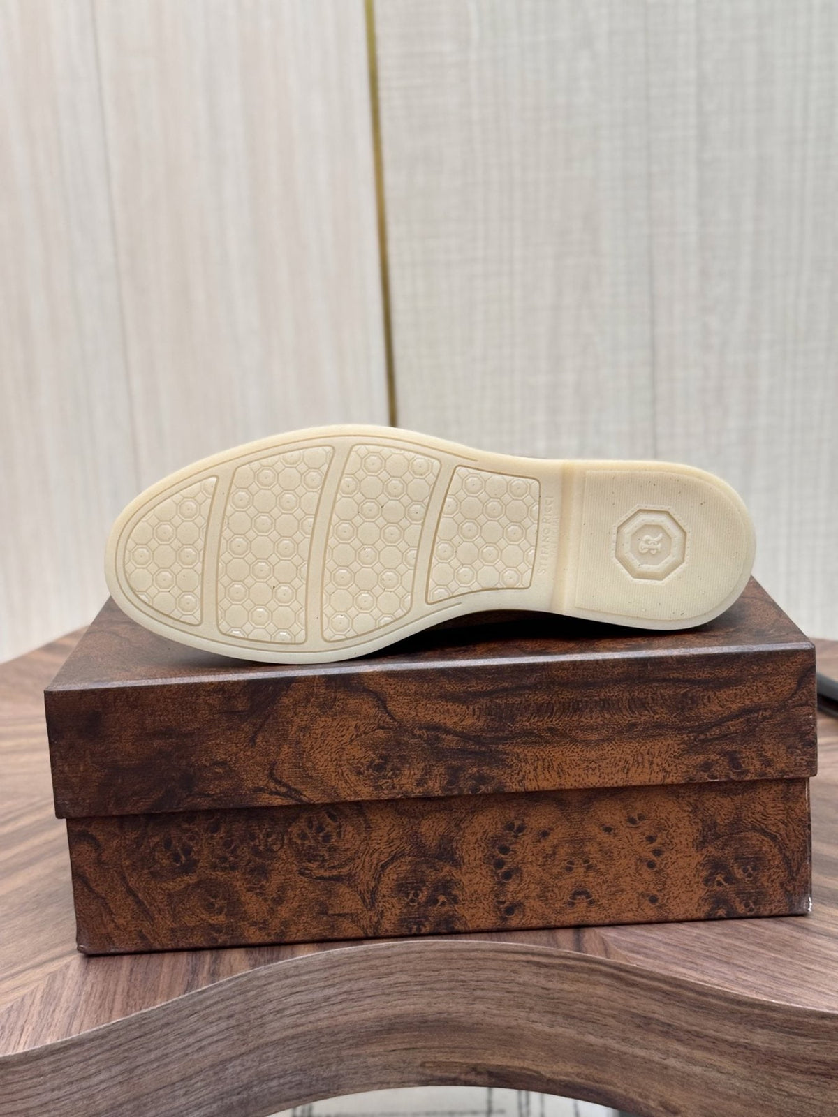 Stefano Ricci Perforated Slip-On Shoes — detail