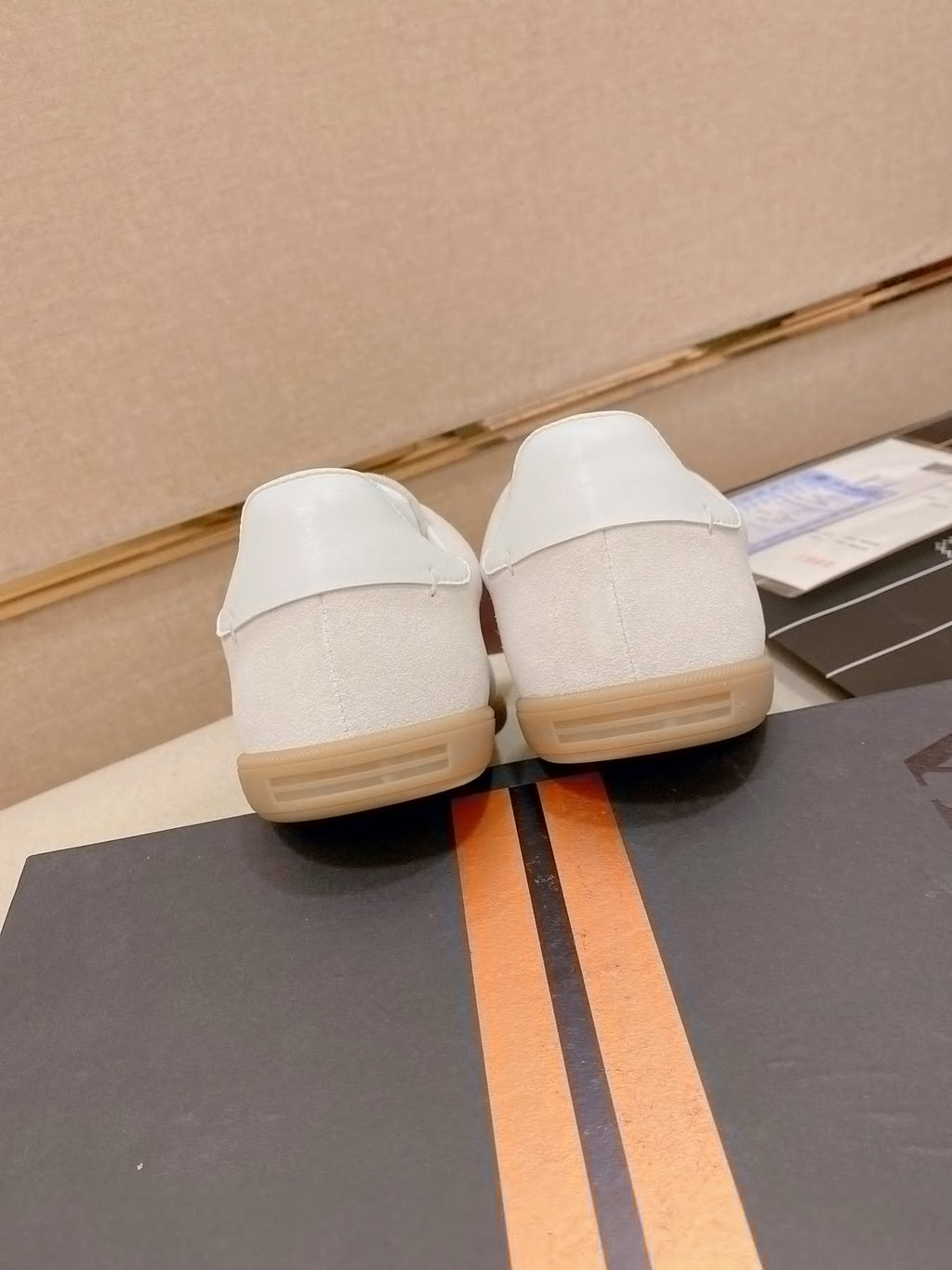 Zegna Suede Low-Top Sneakers — back